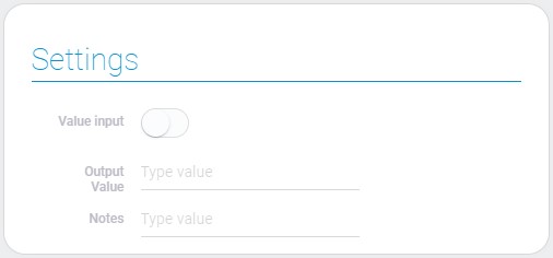 Settings of populate element node
