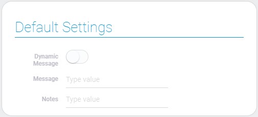 Default settings of quiz form node