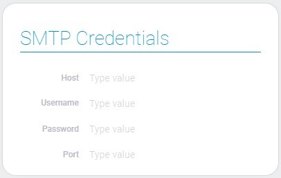 Default settings of send email node
