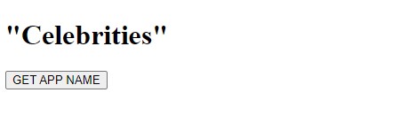 Gotten name of the application