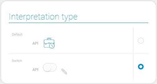 Types of API interpretation