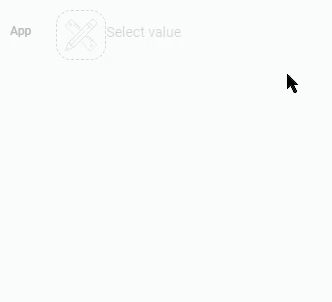 Appearance with icon