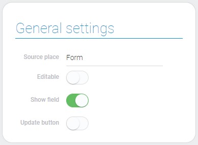 General settings of calculator style