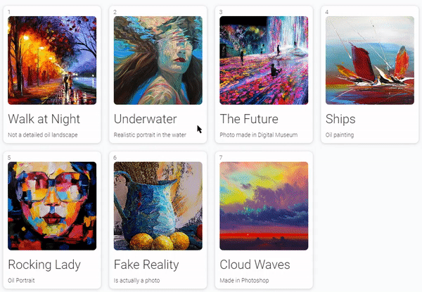 Example of using previews