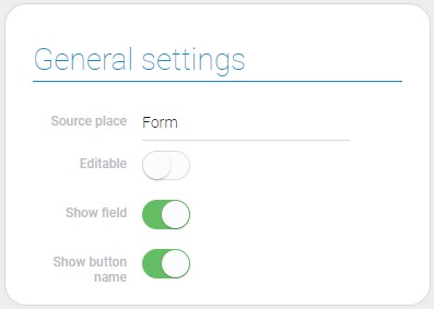 General settings of clone item style