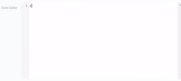 Using the code editor