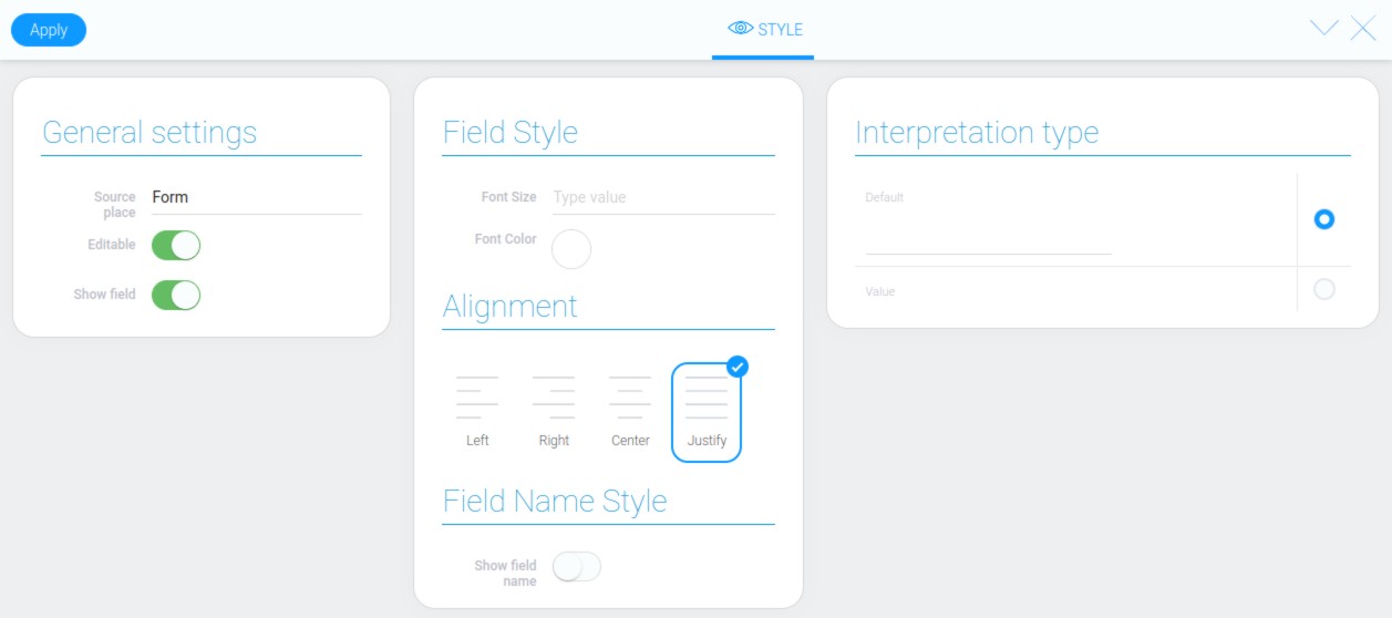 Style of cron picker element