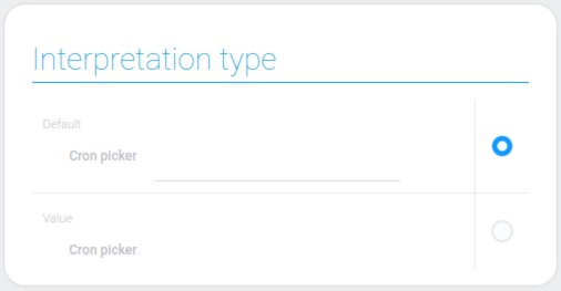 Types of cron picker interpretation