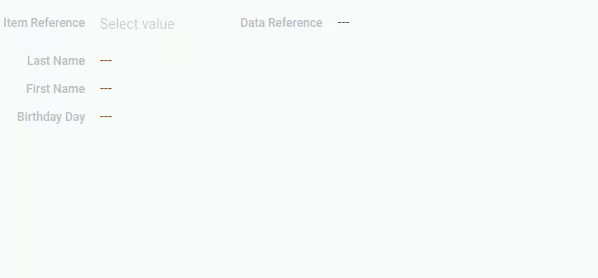 Using data reference