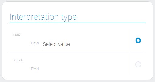 Types of field interpretation
