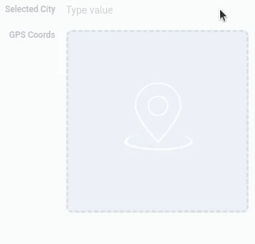 Using field to display the address component
