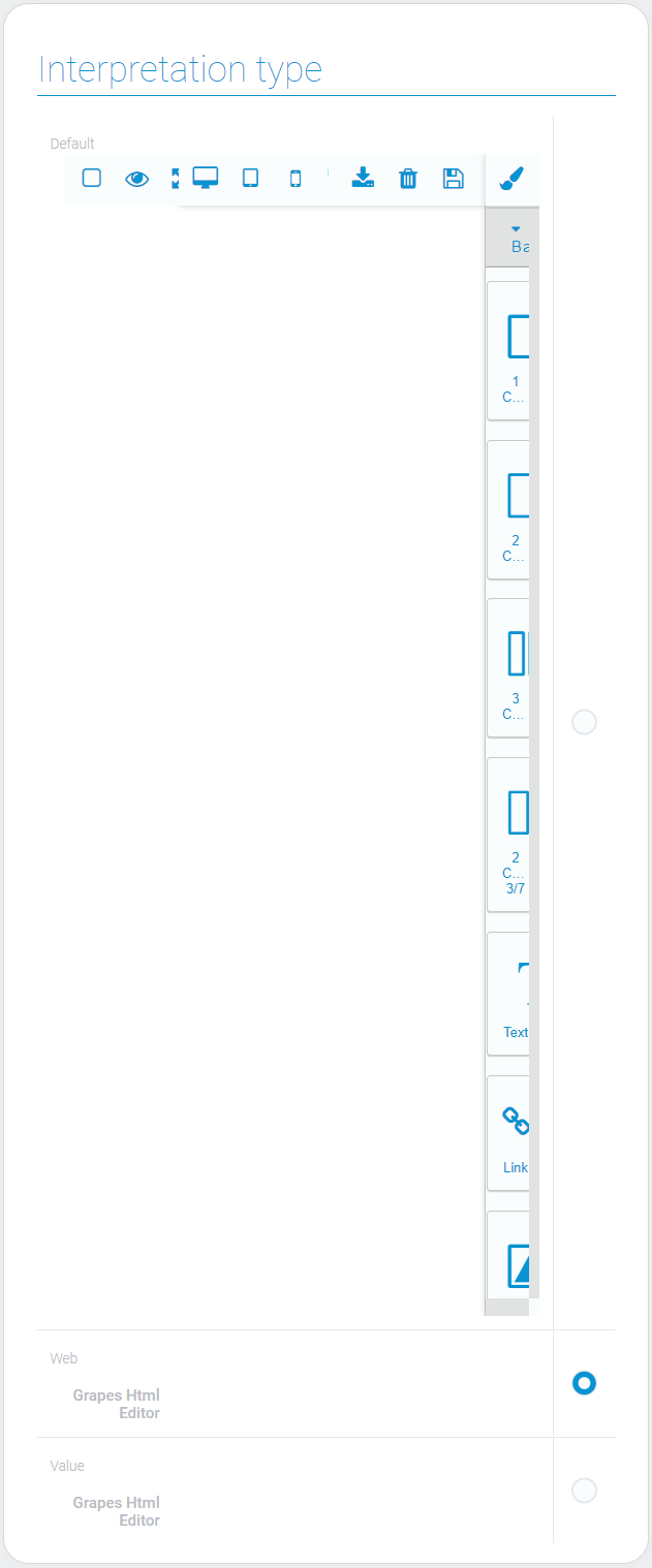 Types of grapes HTML editor interpretation