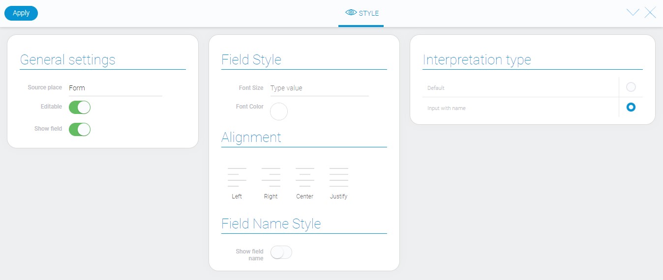 Style of graph element