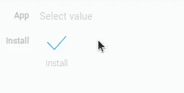 Using the install element