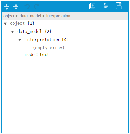 Form mode of JSON editor