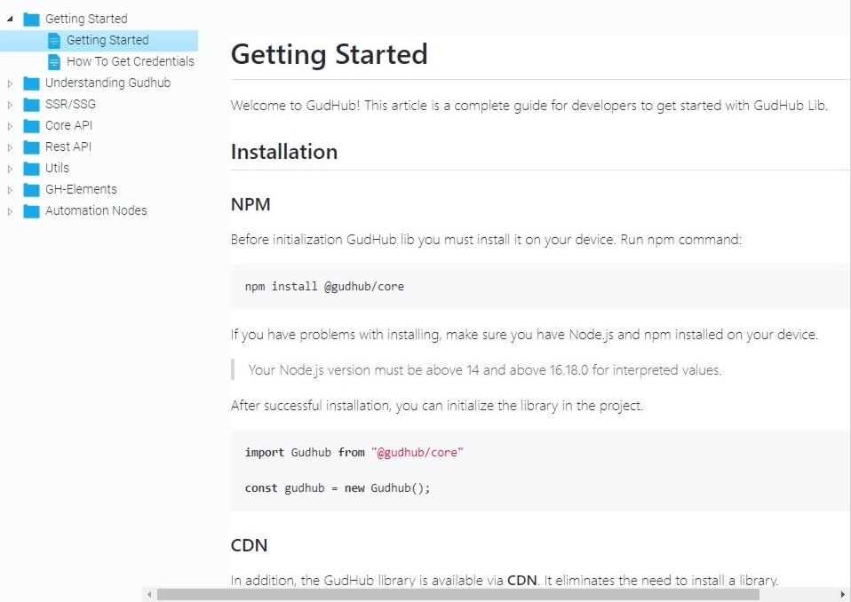 Example of using a nested list