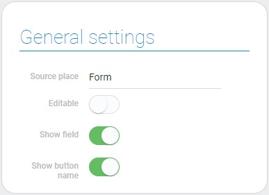 General settings of print document style