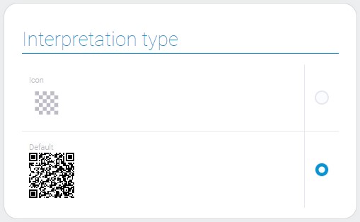 Types of QR code interpretation