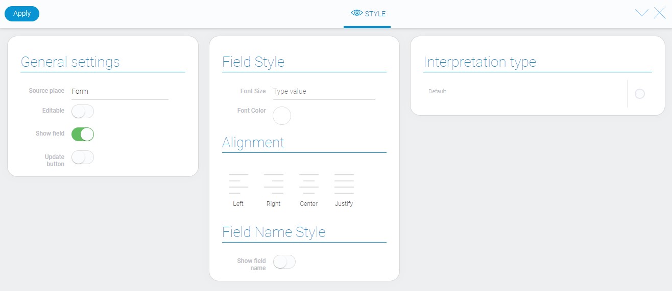 Style of string join element