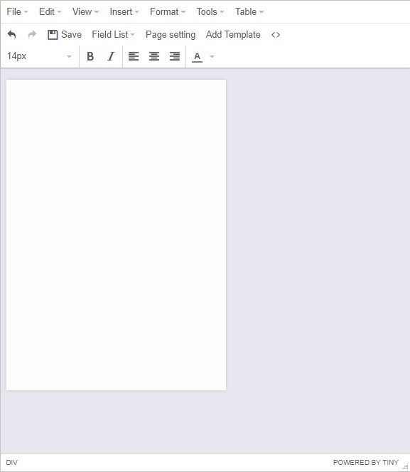Text editor MSE area