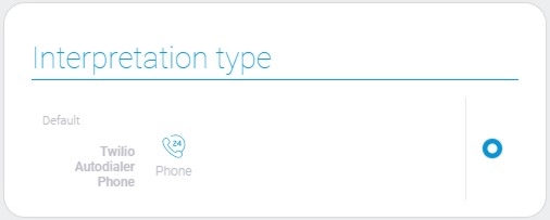 Types of twilio auto dialer interpretation