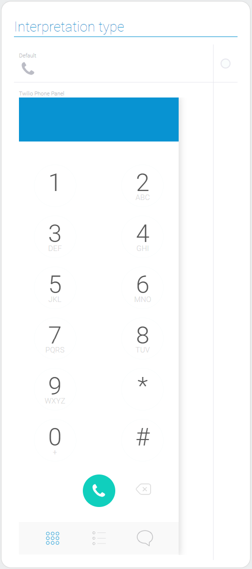 Types of twilio phone interpretation