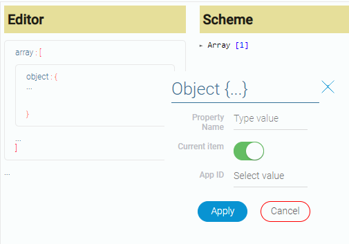 Example of true Current Item value